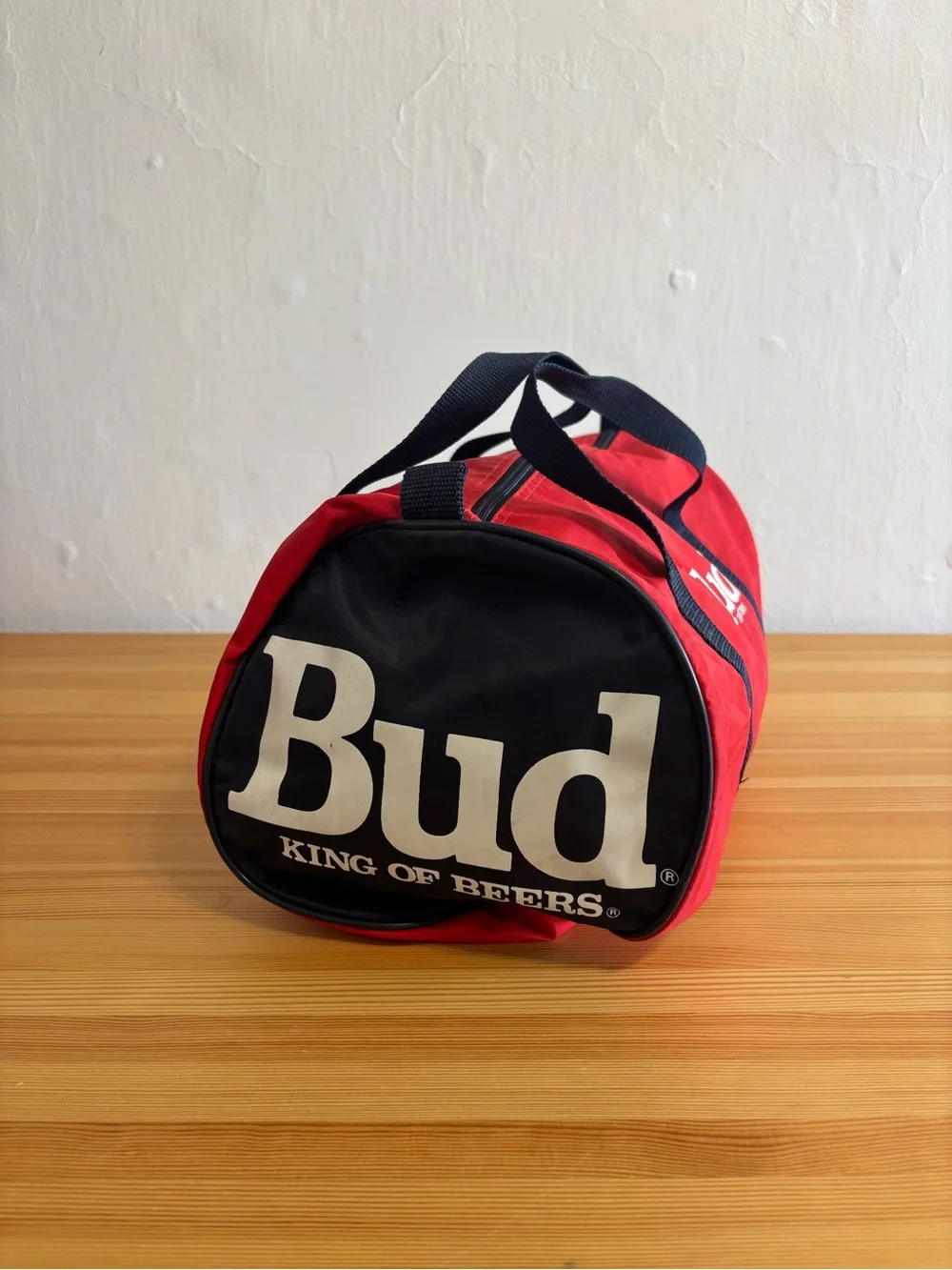 Budweiser Red Duffel Bag with Black Straps - Men Bags
